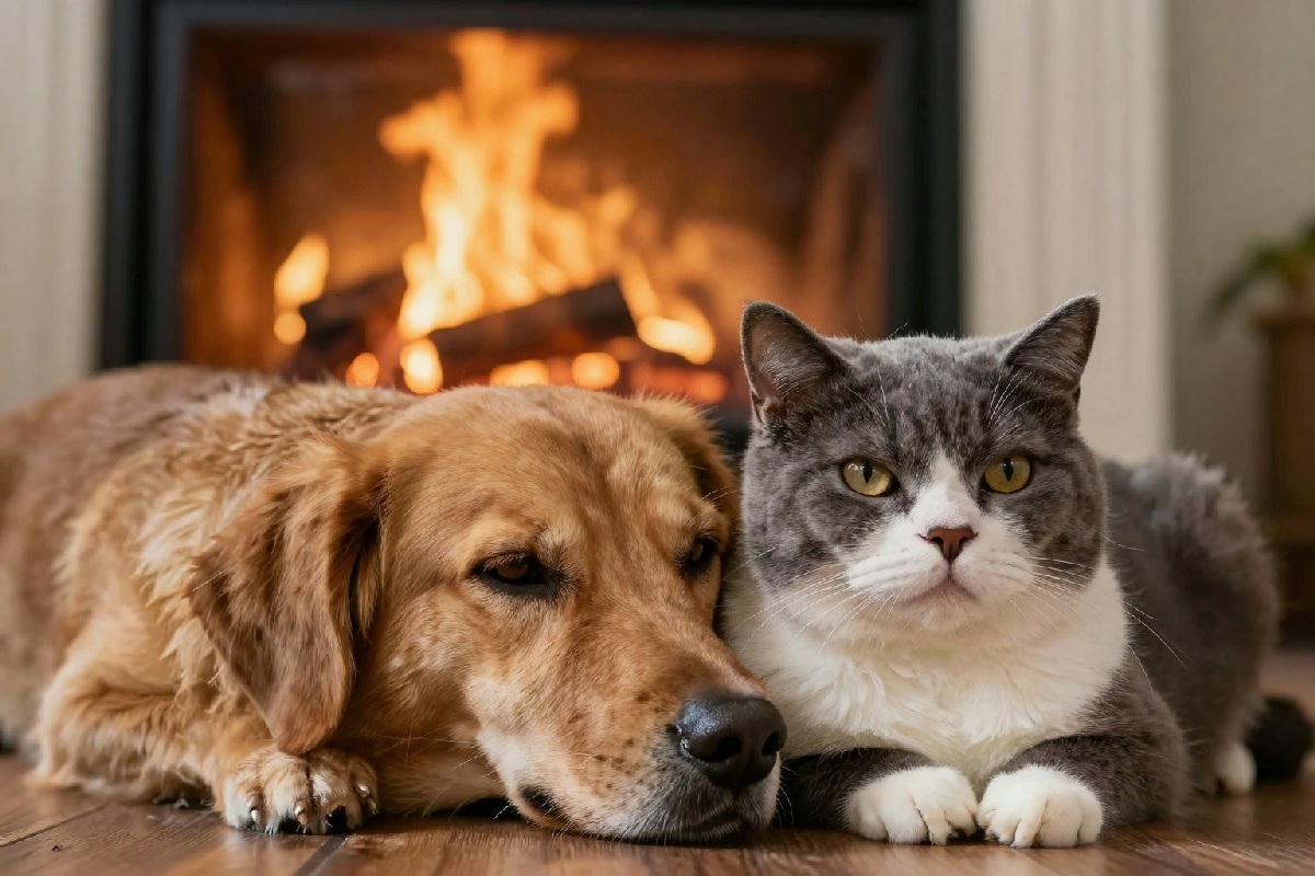 In inverno presta attenzione ai segnali di malessere in cani e gatti: cosa osservare per il loro benessere